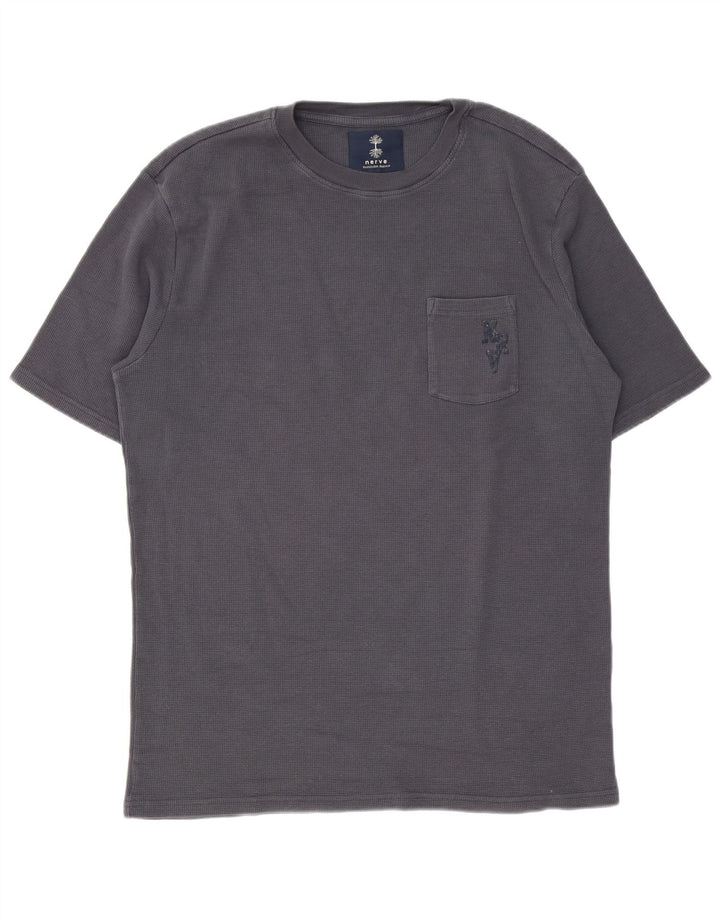 Nerve T-Shirt Graphique Homme Top 2XL Gris Coton