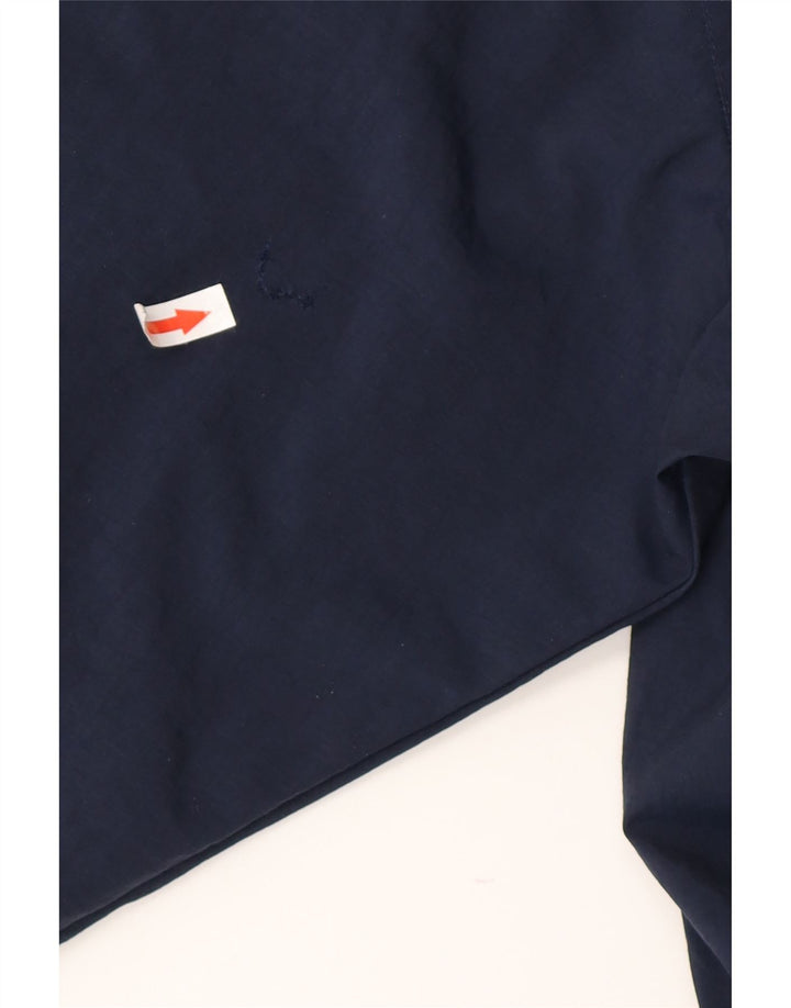 TIMBERLAND Veste de pluie à capuche pour homme UK 42 XL Bleu marine Nylon