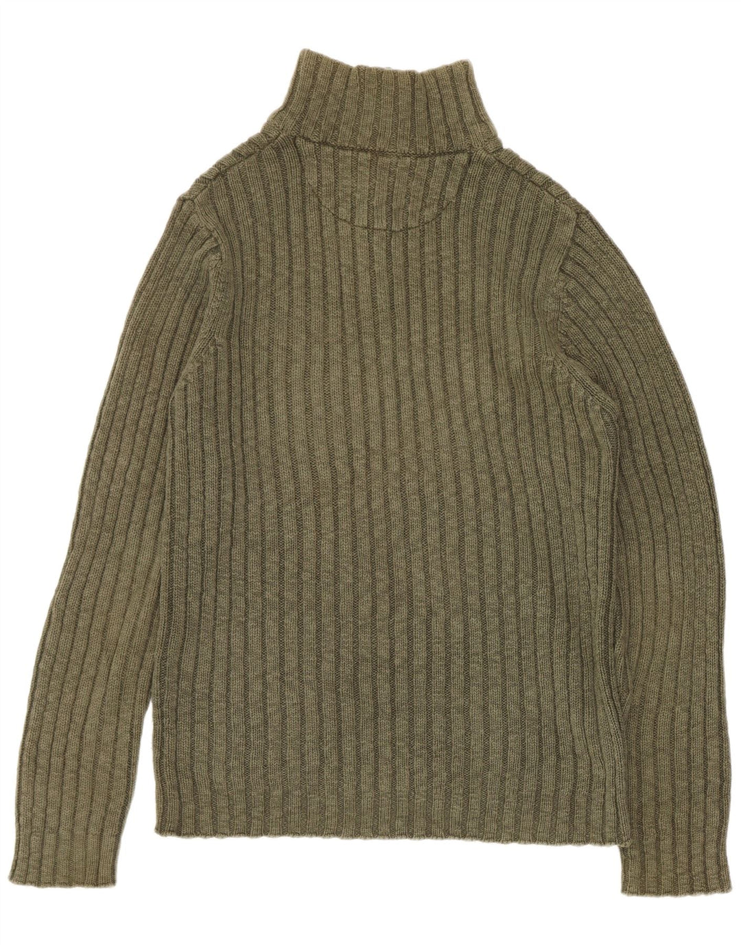Marlboro Classics Pull à col zippé pour homme Grand coton kaki