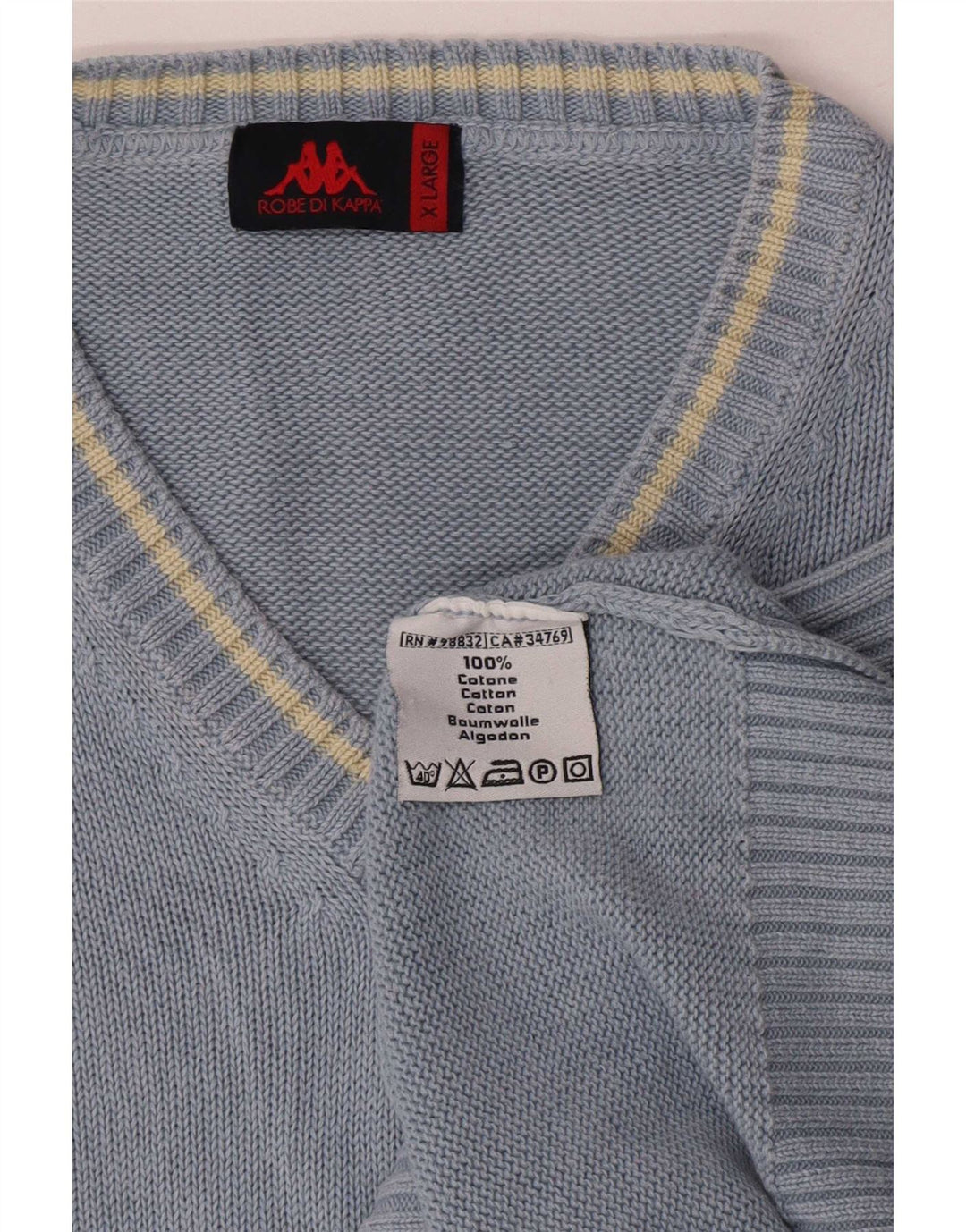 Kappa Homme Débardeur XL Bleu Coton