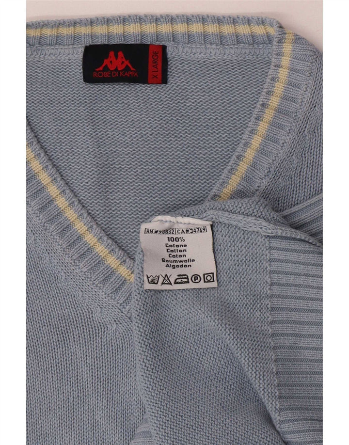 Kappa Homme Débardeur XL Bleu Coton