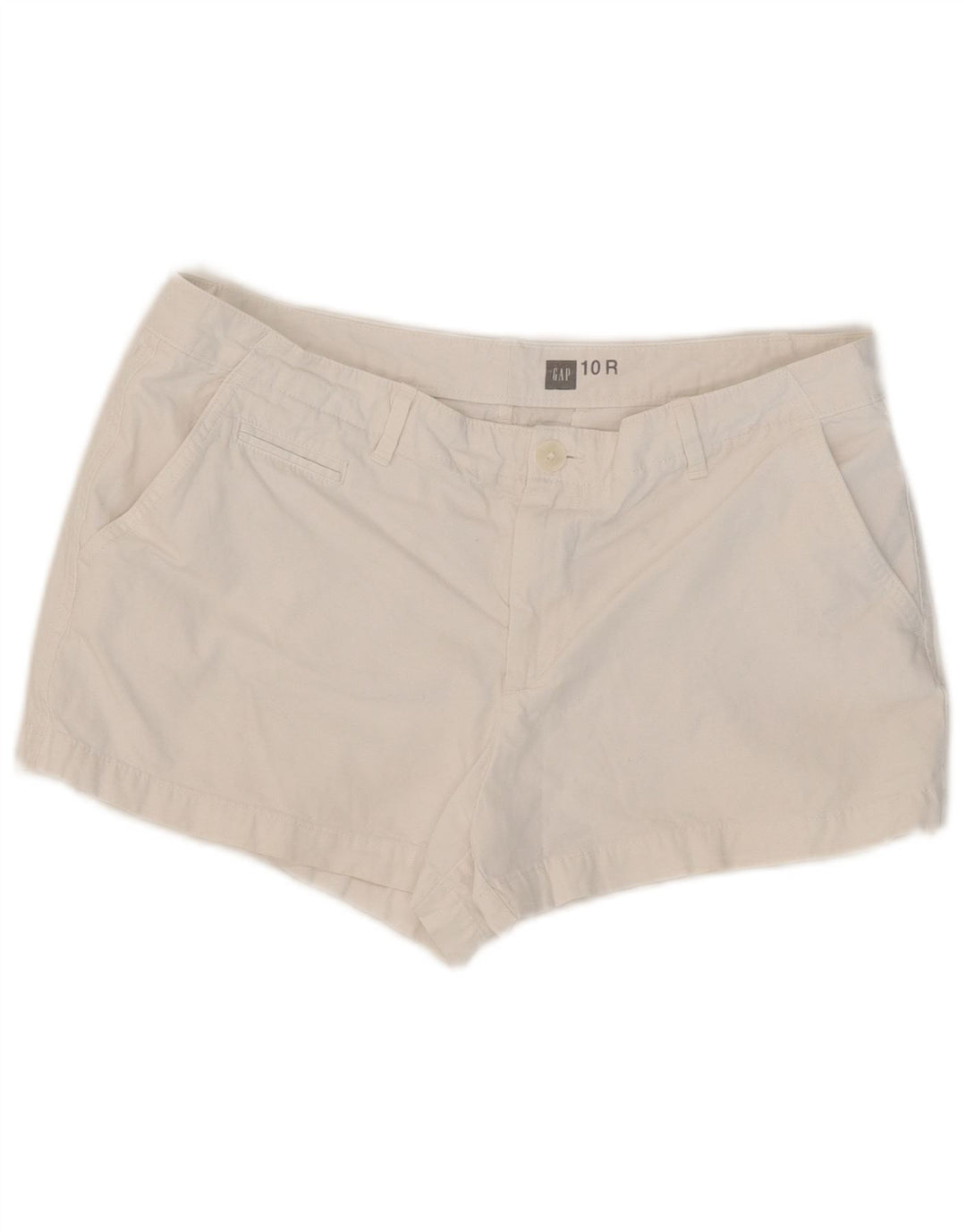 Gap Womens Hot Pants US 10 Large W32 Coton Blanc