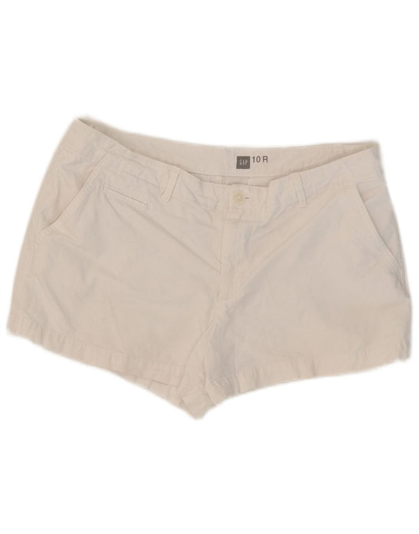 Gap Womens Hot Pants US 10 Large W32 Coton Blanc