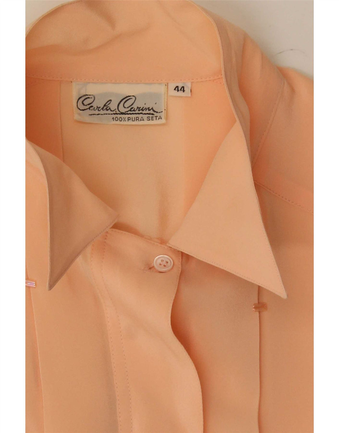 Carla Carini Chemisier Femme IT 44 Soie Rose Moyen