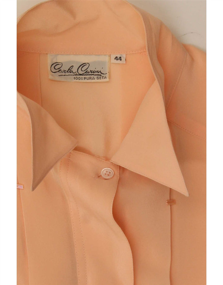 Carla Carini Chemisier Femme IT 44 Soie Rose Moyen
