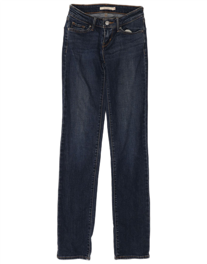 Levi's Jean Droit 714 Femme W23 L33 Bleu Coton