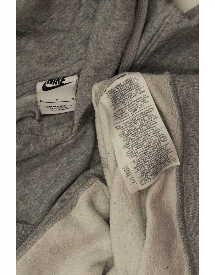 Nike Pull à capuche en coton moucheté gris moyen pour homme