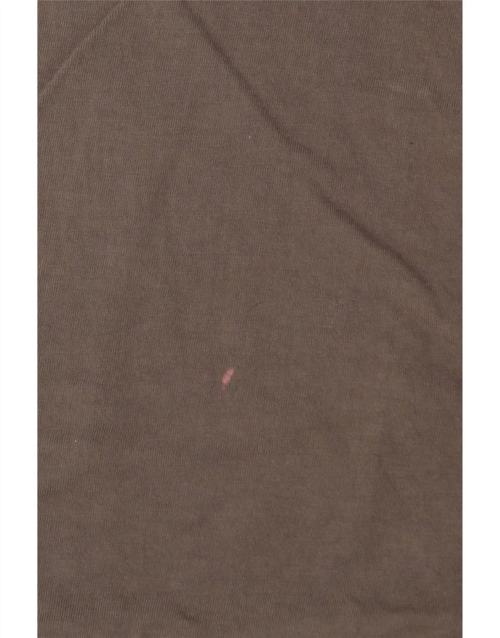 Levi's T-Shirt Graphique Femme UK 14 Gris Moyen Coton