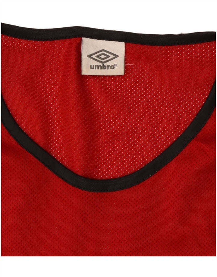 Umbro Débardeur Graphique Homme XL Rouge Polyester Sports