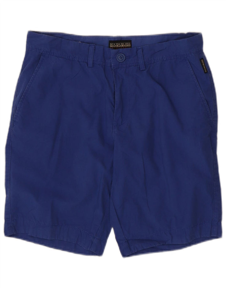 Napapijri Short Chino Homme W30 Bleu Moyen Coton