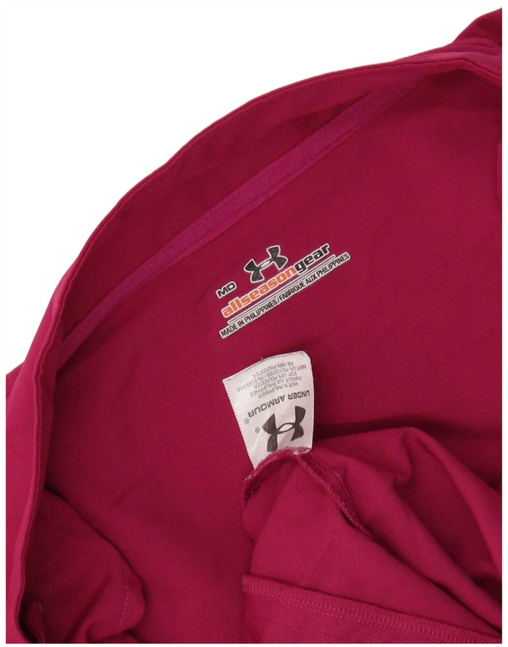 UNDER ARMOUR Veste de survêtement pour femme UK 14 Rose moyen Colourblock
