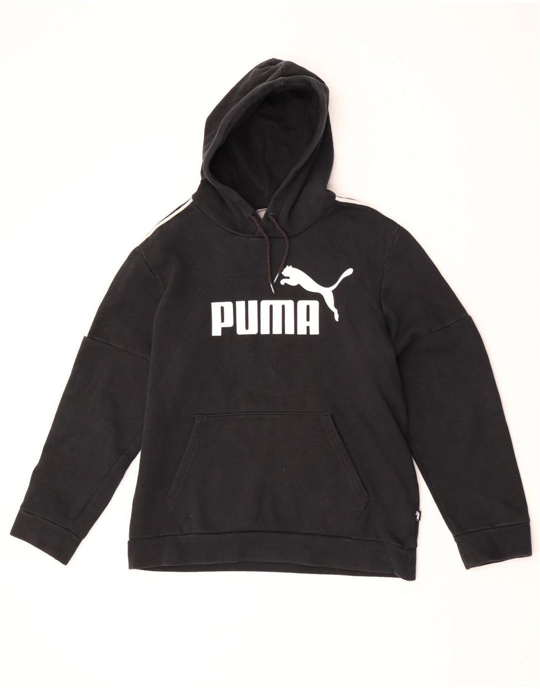 Puma Pull à Capuche Graphique Homme Noir Moyen Coton