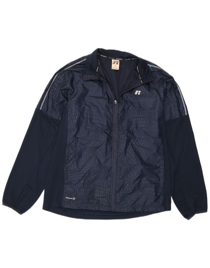 RUSSELL ATHLETIC Veste de survêtement pour homme UK 38/40 Bleu marine moyen