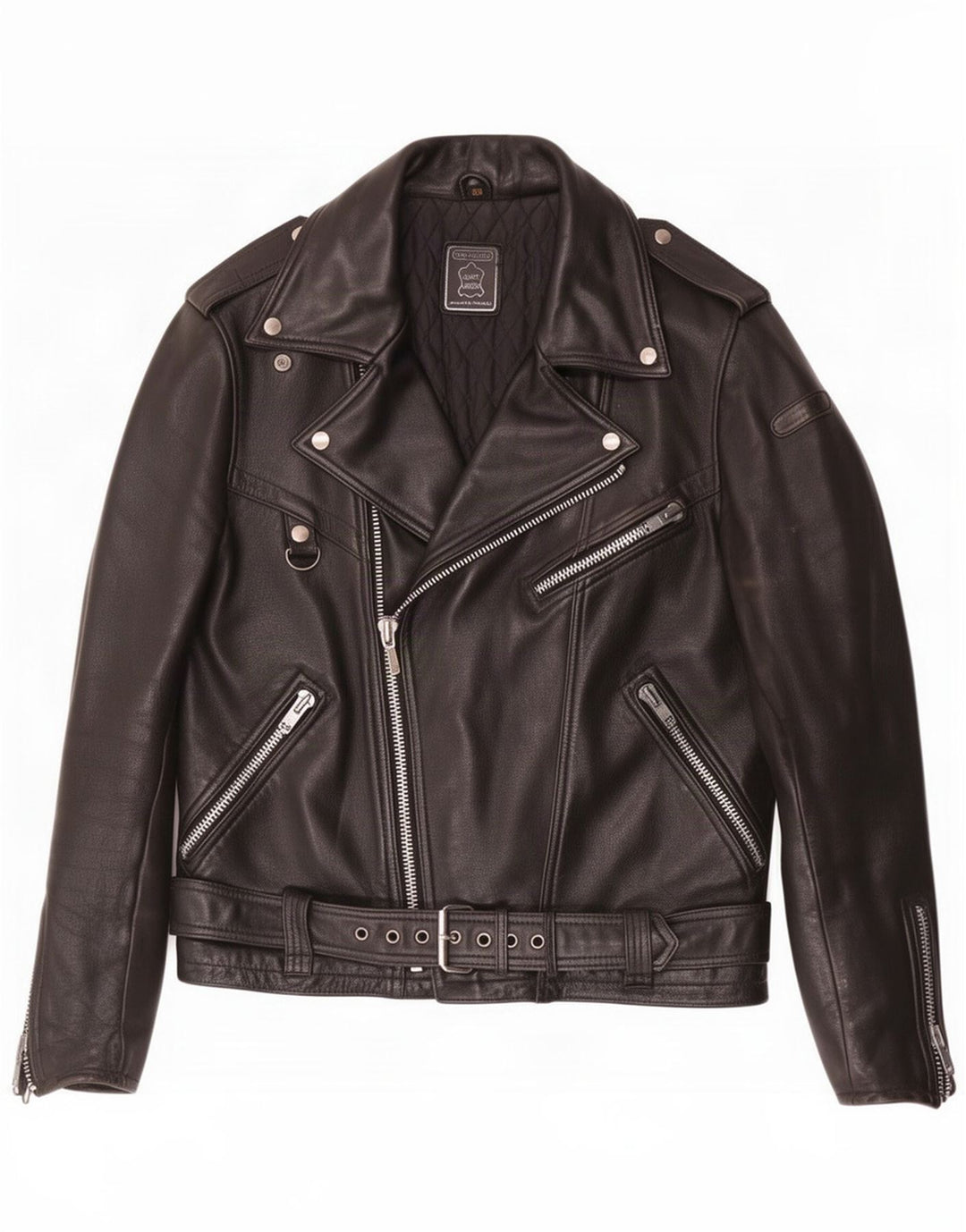 Hein Gericke Veste de motard en cuir pour homme Taille 54 XL Noir