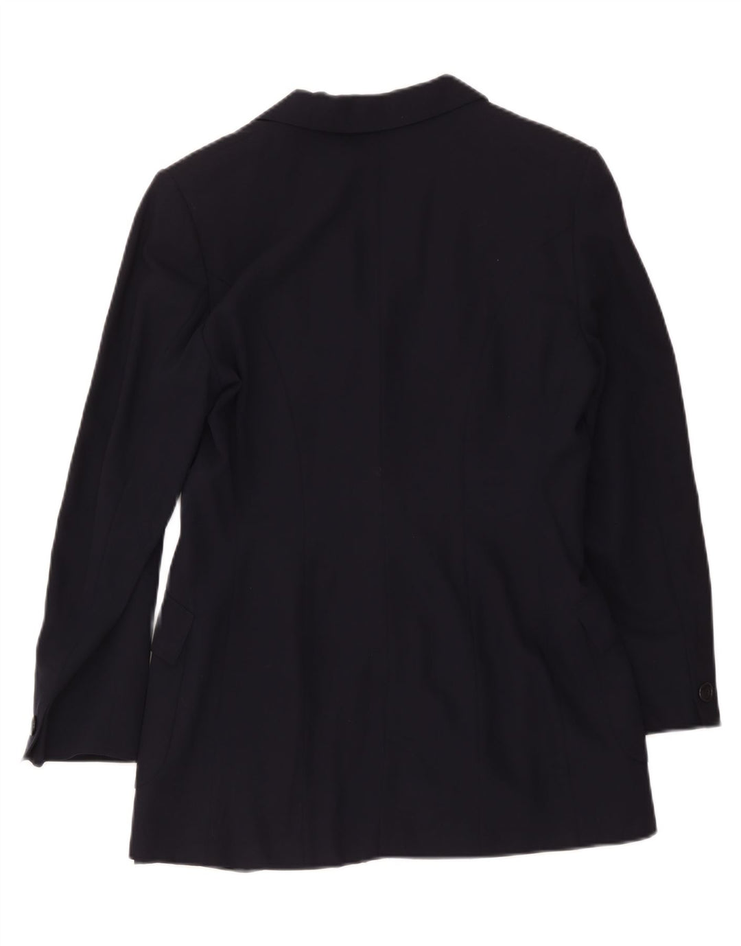 Sportmax Veste Blazer Femme UK 12 Laine Bleu Marine Moyenne