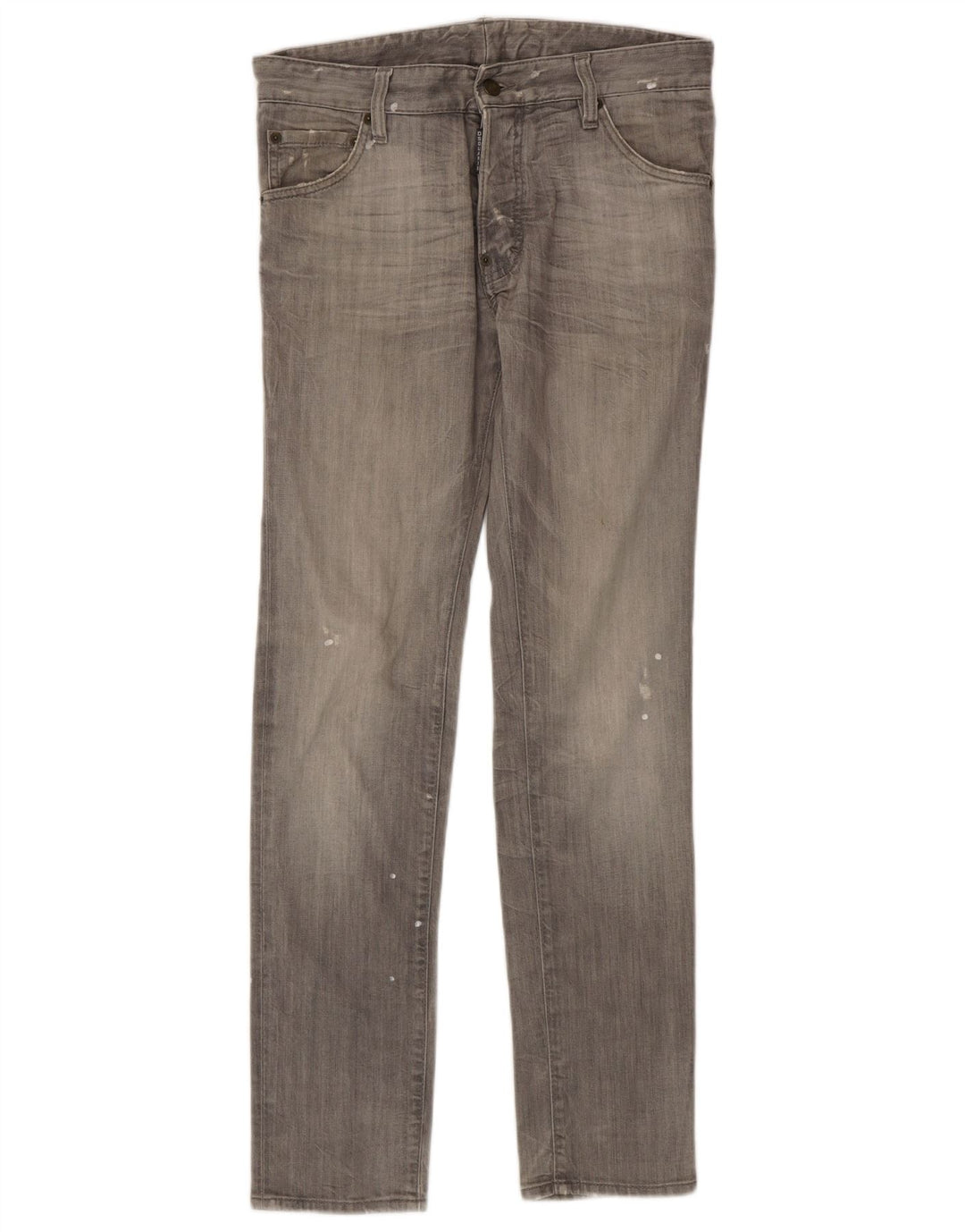 Dsquared2 Jean skinny effet vieilli IT 46 Small W32 L32 Gris tacheté