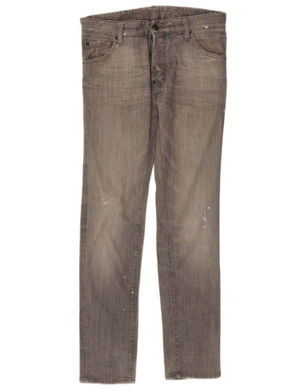 Dsquared2 Jean skinny effet vieilli IT 46 Small W32 L32 Gris tacheté