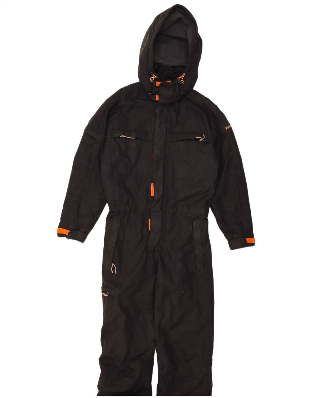 Napapijri Combinaison de Ski à Capuche Homme Noir Moyen Polyamide