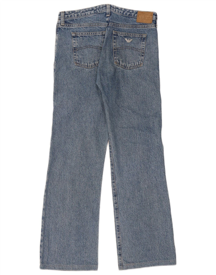 Armani Femme Jean droit W28 L28 Bleu Coton