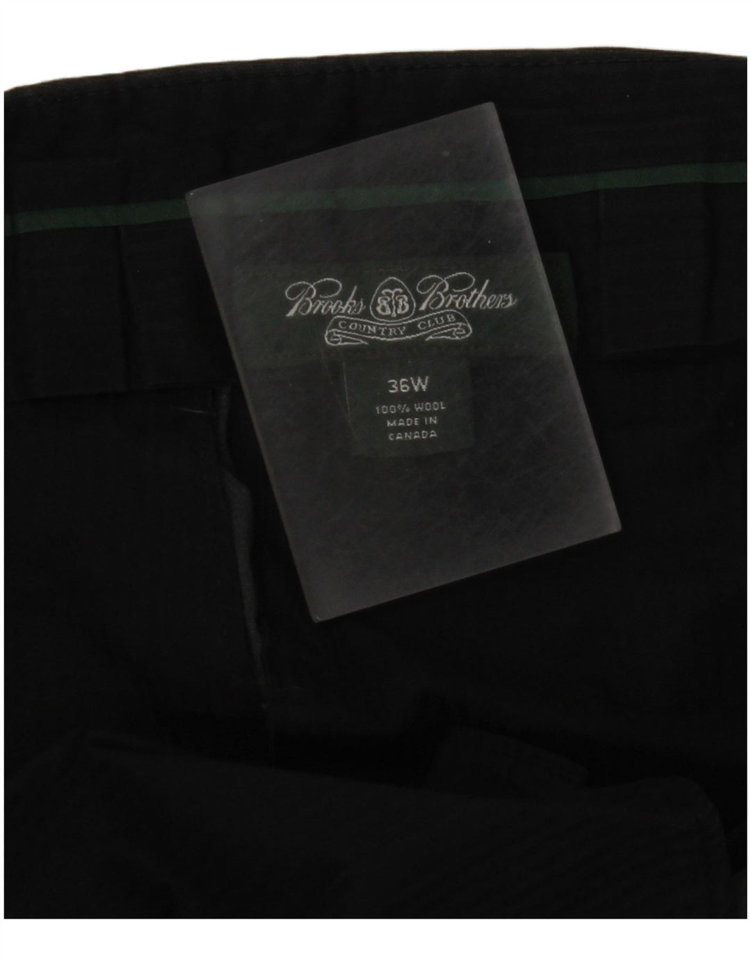 BROOKS BROTHERS Pantalon de Costume Droit Homme W36 L30 Gris Laine