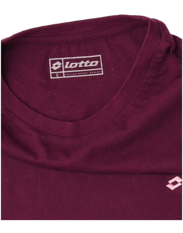Lotto T-Shirt Homme Petit Bordeaux