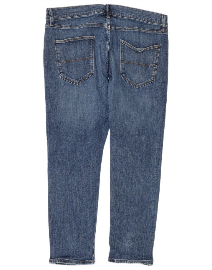 Marks & Spencer Jean Slim Homme W34 L27 Bleu Coton