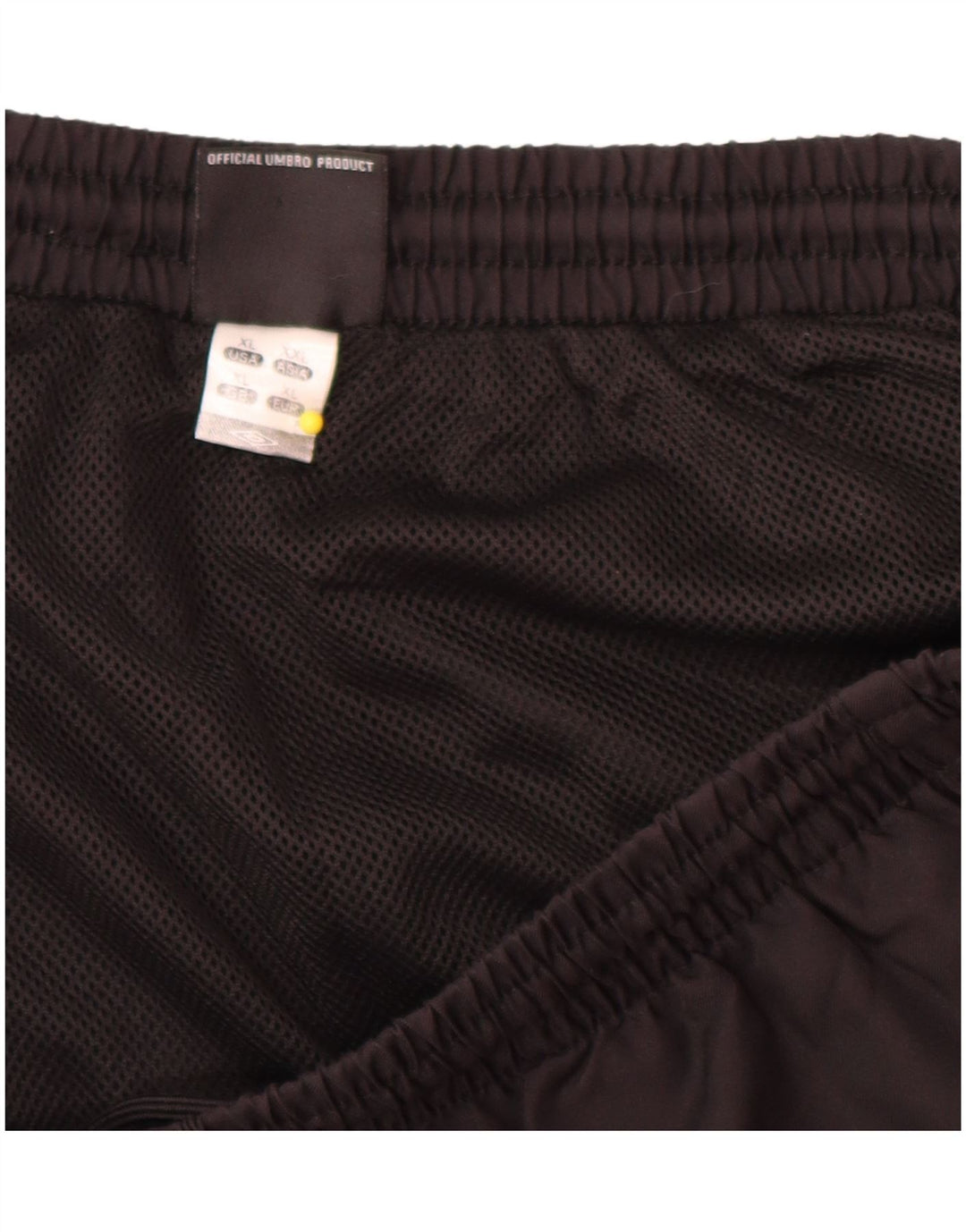 Umbro Short de Sport Homme XL Noir Géométrique Polyester