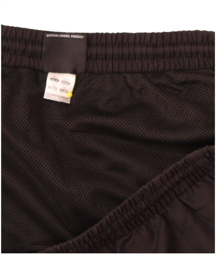 Umbro Short de Sport Homme XL Noir Géométrique Polyester