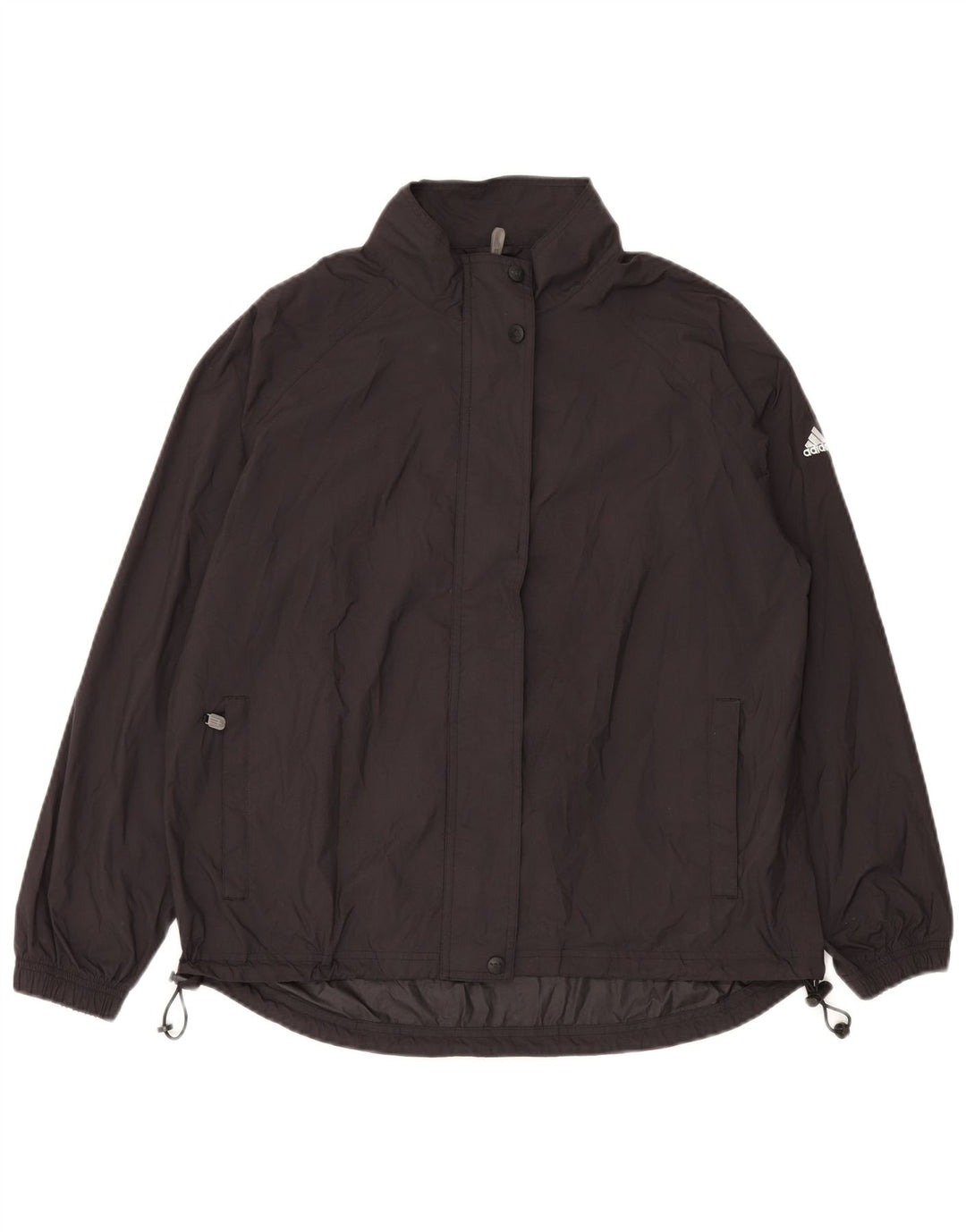 Adidas Veste de pluie Climashell pour femme UK 18 XL Noir Polyester