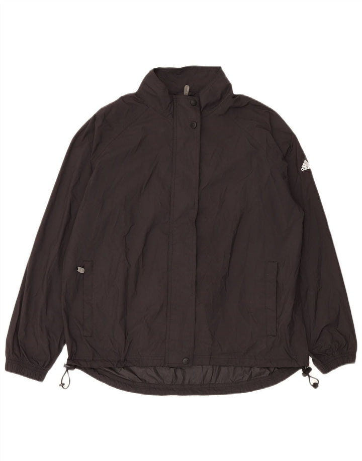 Adidas Veste de pluie Climashell pour femme UK 18 XL Noir Polyester