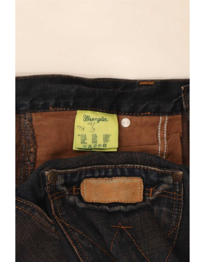 Wrangler Jean Bootcut Sharkey Homme W32 L34 Bleu Marine Coton