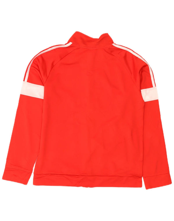 Adidas Veste de Survêtement Fille 13-14 Ans XL Rouge Colorblock Polyester