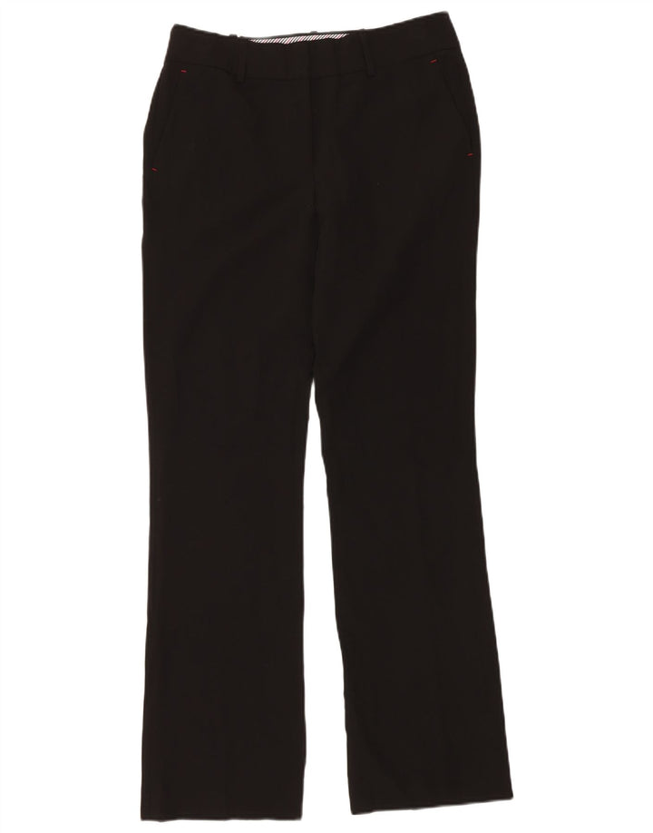 TOMMY HILFIGER Pantalon Chino Droit Femme US 4 Small W30 L34 Noir