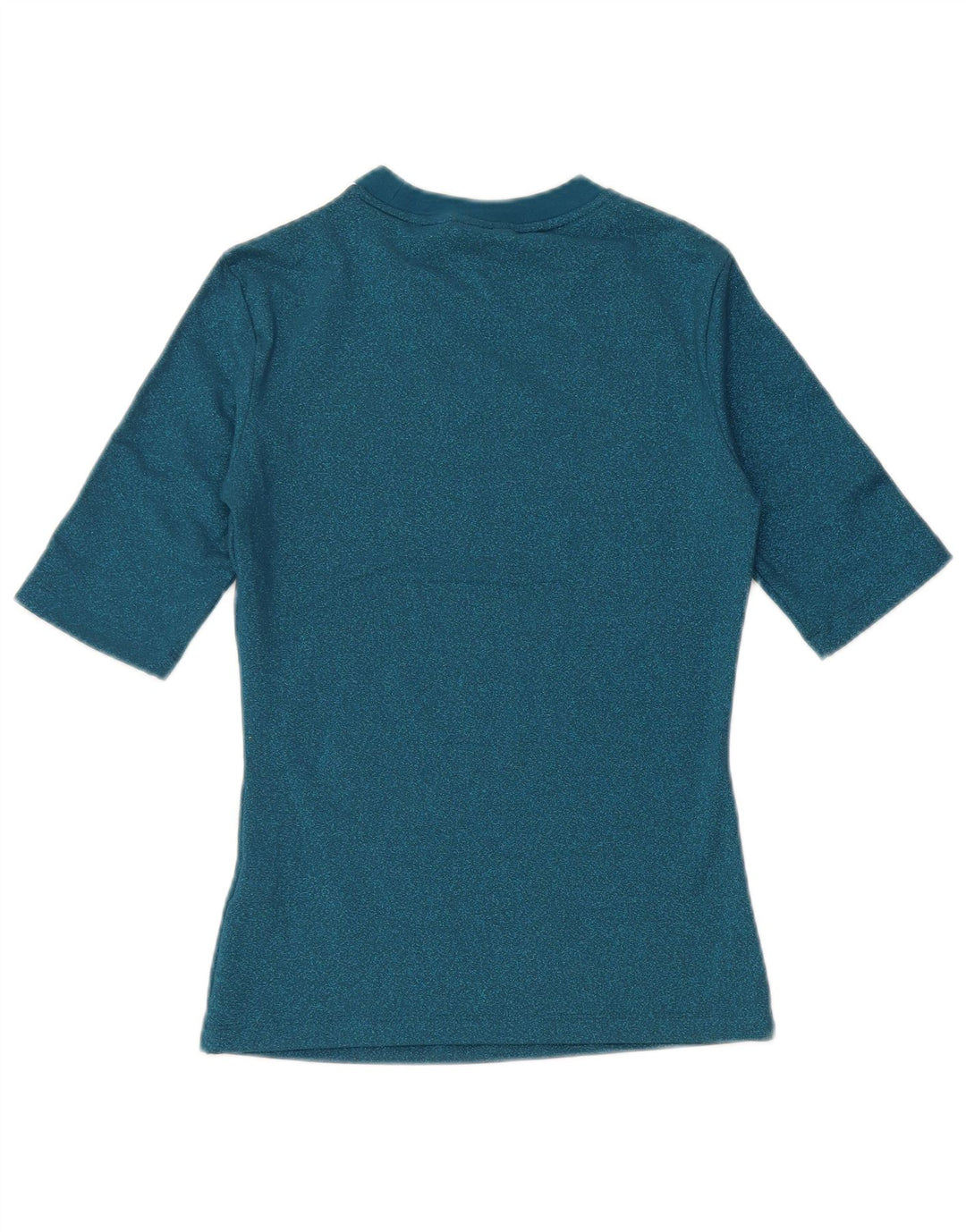 Adidas T-Shirt Femme Top UK 6 XS Bleu Polyester