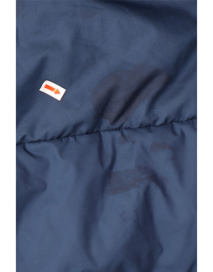 ADIDAS Veste matelassée à capuche pour hommes UK 42 XL Bleu marine Polyamide Hiver