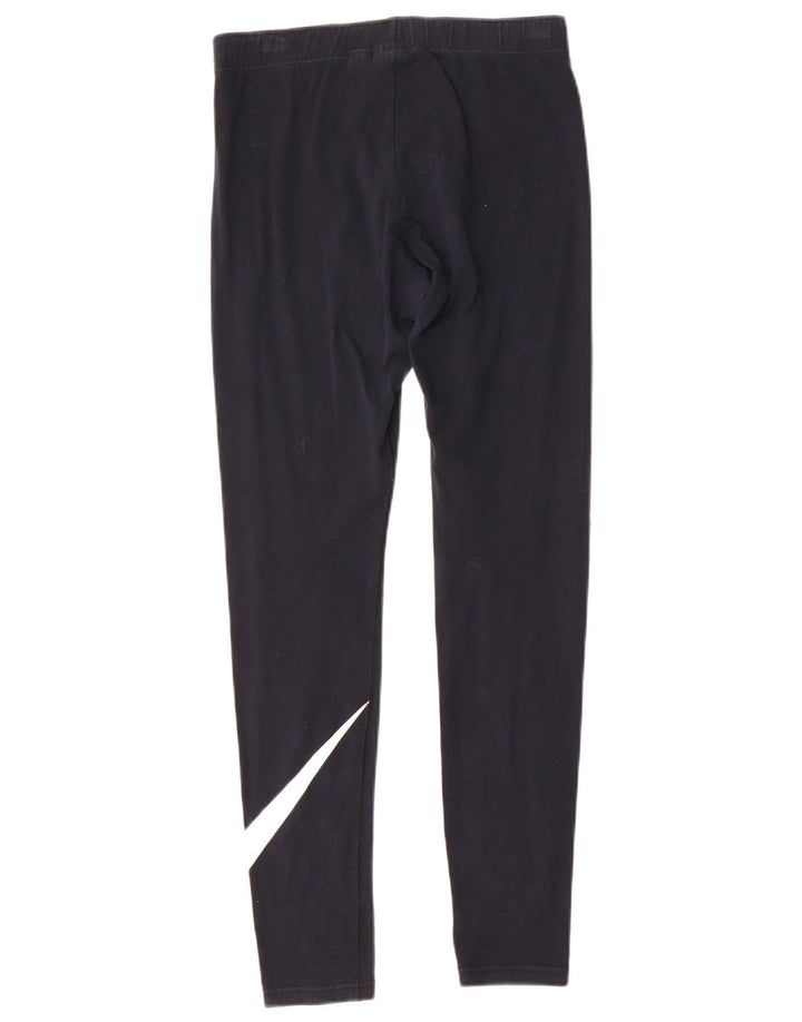 Nike Leggings graphiques pour femmes UK 14 coton noir moyen