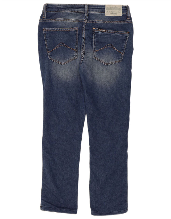 Carrera Jean Slim Crop Femme W30 L25 Bleu Marine Coton
