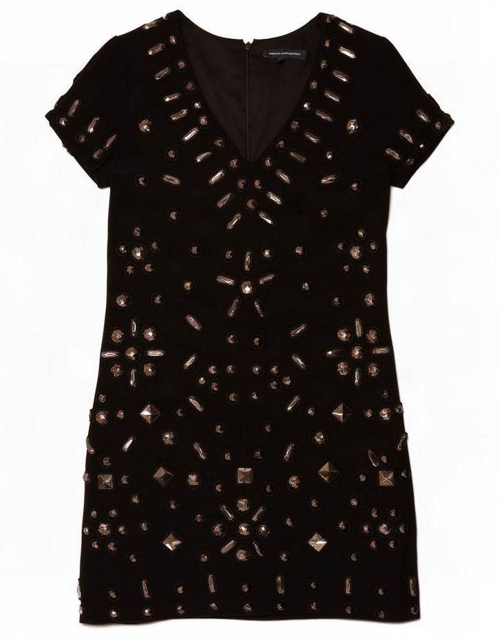 Robe droite pour femme French Connection UK 10 Small Black Viscose