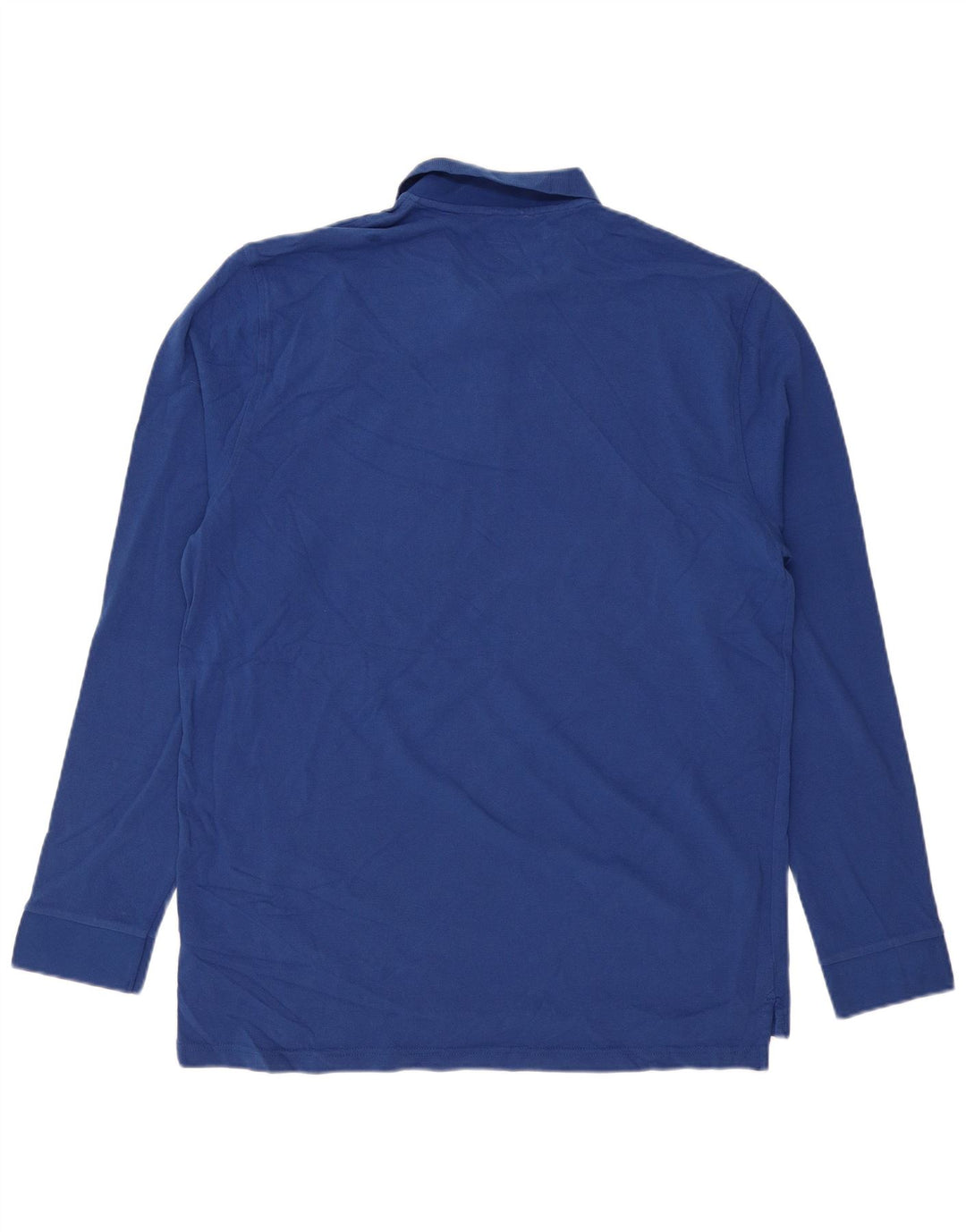 J. CREW Polo à manches longues coupe classique pour homme XL en coton bleu