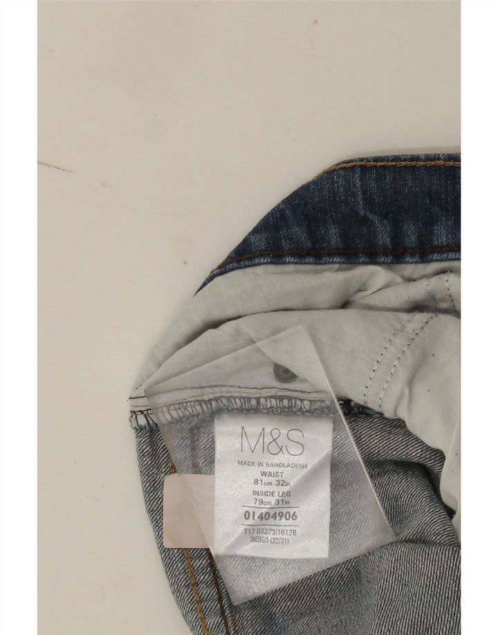 Marks & Spencer Jean droit homme W32 L31 bleu coton