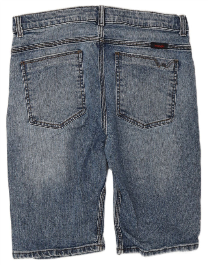 Wrangler Short En Jean Femme W30 Bleu Moyen