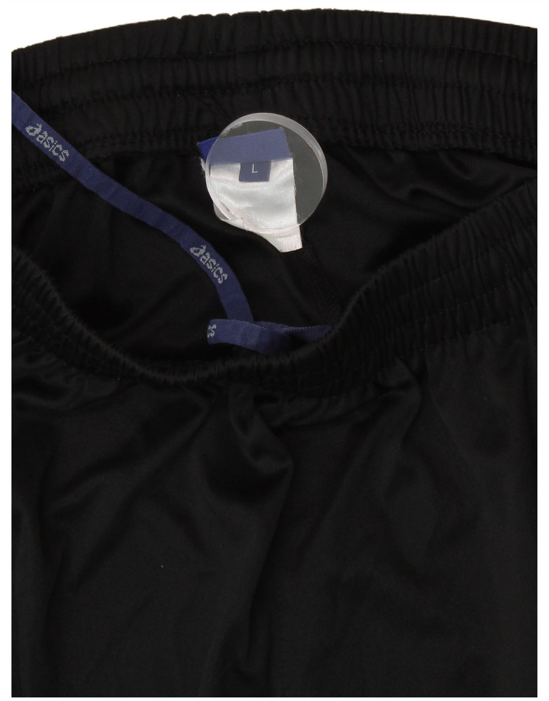 Asics Short de Sport Garçon 13-14 Ans Large Noir Colorblock Polyester