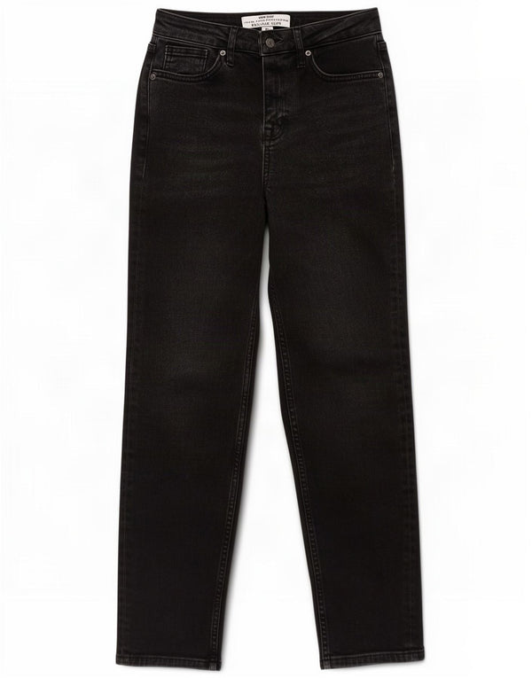 White Stuff Jean slim décontracté pour femme UK 8 Small W26 L28 Coton noir