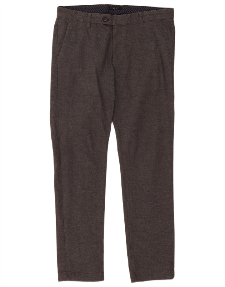 Ted Baker Pantalon de Costume Slim Homme W34 L31 Gris