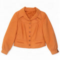 Veste Bomber Femme Vintage EU 40 Polyester Marron Moyen