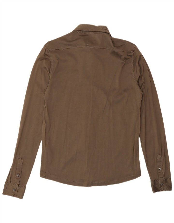 Reiss Chemise Homme XS Marron Coton