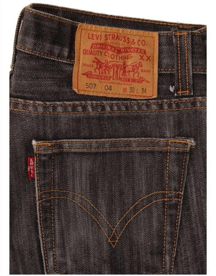 Levi's Jean Bootcut 507 Femme W30 L34 Gris Moucheté