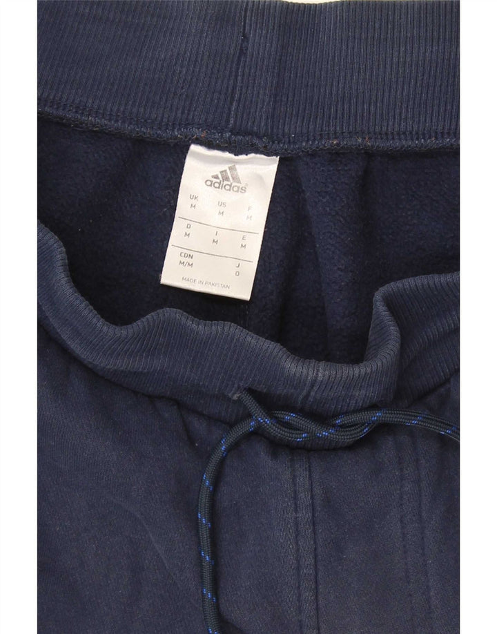 Adidas Short de sport graphique pour homme en coton bleu marine moyen