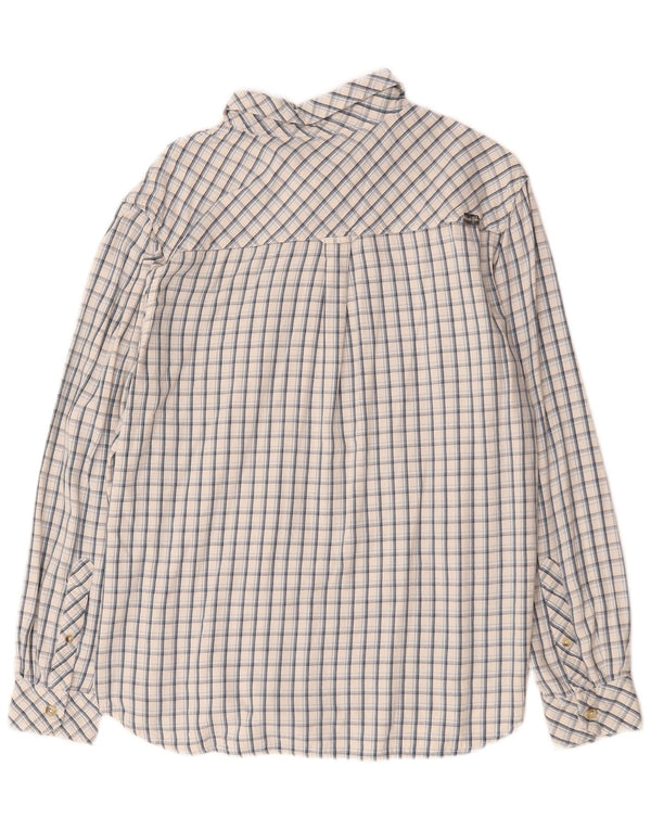 Weird Fish Chemise Homme Grand Carreau Blanc Coton