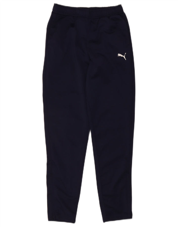 Puma Pantalon de Survêtement Garçon 11-12 ans Bleu Marine Polyester